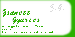 zsanett gyurics business card